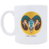 Koç Burcu Temalı Kupa Bardak