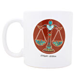 Terazi Burcu Temalı Kupa Bardak