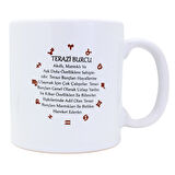 Terazi Burcu Temalı Kupa Bardak