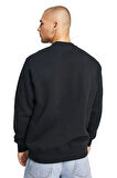 Nike Solo Swoosh Fleece Erkek Siyah Spor Sweatshrit