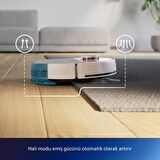 Philips HomeRun 7000 Serisi Aqua XU7100/02 Çöp İstasyonlu Beyaz Gold Akıllı Robot Süpürge