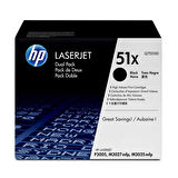 Hp 51X-Q7551XD Orijinal Toner Yüksek Kapasiteli İkili Paket