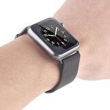 Gpack Apple Watch Uyumlu 42 mm Kılıf Metal Kayış Kordon 