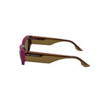 Karl Lagerfeld KL 6160S 210 54 Unisex Dikdörtgen Şeffaf Kahverengi Kemik Güneş Gözlüğü