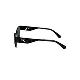 Calvin Klein Jeans CKJ 24207S 001 58 Unisex Geometrik Siyah Metal Güneş Gözlüğü
