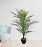 Yapay Ağaç Areka Ağacı Palmiye Ağacı Salon Bitkisi Yapay Areka 130 cm 20 Yaprak
