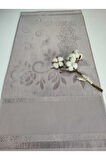 50x90cm SARRA ETAMİN DİKİŞLİ HAVLU - MÜRDÜM