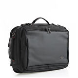 Ççs 51271 Şifreli Laptop ve Evrak Sırt ve Omuz Çantası Siyah