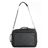 Ççs 51271 Şifreli Laptop ve Evrak Sırt ve Omuz Çantası Siyah