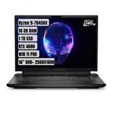 Dell Alienware M16 AWM16-A138BLK-PUS Ryzen 9 7845HX 16" QHD+ 240Hz 16GB Ram 1TB SSD RTX 4080 Q US İngilizce Klavye Win 11 P 1 Yıl Dell TR Garanti