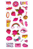 Sticker Kabartmalı Stiker Defter Planlayıcı Etiket (Lde027)-19x9cm - Pembe Donut Çilek