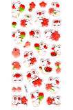 Sticker Kabartmalı Stiker Defter Planlayıcı Etiket (Lde012)-19x9cm - Tavşan Turuncu Çiçek