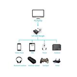 Bluetooth 5.0 Adaptör 5.0 Mini Dongle USB Alıcı Verici