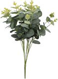 3 Demet Yapay Çiçek Okaliptus Aradal YeşilBitki Arajman Çiçeği Eucalyptus