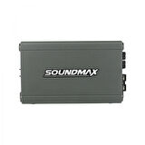 SOUNDMAX SX-LM4125.4D-4X125W RMS PROFESYONEL YER KAPLAMAYAN CLASS D OTO ANFİ