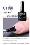 Kalıcı Oje Protez Tırnak Base Coat Top Coat Primer Jel Oje Hazırlık Seti 3x10 ML Profesyonel