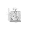 BAMBU 02 ABAJURLU PLAFONYER AVİZE