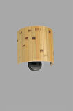 BAMBU 02 ABAJURLU OVAL APLİK