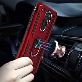 Gpack Xiaomi Redmi Note 8 Pro Kılıf Vega Standlı Yüzüklü Mıknatıslı