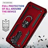 Gpack Xiaomi Redmi Note 8 Pro Kılıf Vega Standlı Yüzüklü Mıknatıslı