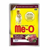 Meo Dana ve Kuzu Etli Kedi Pouch Konservesi 12x80 gr 