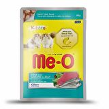Me-O Jöle İçinde Kitten Ton Balıklı Sardalyalı Kedi Konserve Mama 80 gr