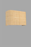 HASIR RATTAN ABAJURLU DİKDÖRTGEN APLİK
