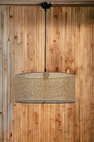 ÖRGÜLÜ RATTAN ABAJURLU TEKLİ SARKIT AVİZE
