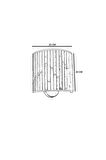 ÖRGÜLÜ RATTAN ABAJURLU OVAL APLİK