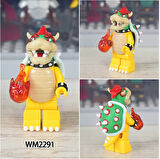 süper maryo movie mini figür King Koopa Bowser X-522