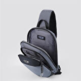 Ççs 31408 Omuz Askılı Bodybag Çapraz Çanta Gri