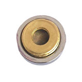 10 Adet Vida Kapatıcı Kapağı 20 Mm Metal Vida Tapası Tıpası Dekoratif Vida Gizleyici Krom