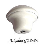 8 Adet Beyaz Mantar Düğme Kulp Mobilya Çekmece Dolap Kapak Kulbu Metal Kulp Aksesuarları Vidalı
