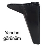 4 Adet Serdivan 15 cm Siyah Lüx Mobilya Kanepe Sehpa Ünite Koltuk Ayağı Baza Ayak 