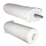 Ayarlı Destek Ayağı 13 x 19 cm Beyaz Gizli Ayak M8 Civatalı İncediş Mobilya Kanepe Baza Koltuk Dolap
