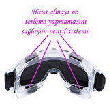 Kayak Gözlüğü Aynalı Gökkuşağı Ventilli Güneş Kar Koruyucu Gözlük UV Korumalı Snowboard Glasses Gözlük