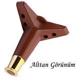 8 Adet Golden Ayak 15 cm Kahve Altın Gold Mobilya Kanepe Sehpa Ünite Koltuk Ayağı Baza Ayak Ayakları