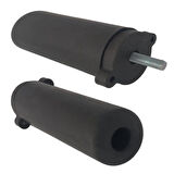 Ayarlı Destek Ayağı 9.5 x 14.5cm Siyah Gizli Ayak M8 Civatalı İncediş Mobilya Kanepe Baza Koltuk 