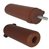 Ayarlı Destek Ayağı 9.5 x 14.5cm Kahverengi Gizli Ayak M8 Civatalı İncediş Mobilya Kanepe Baza Koltuk 
