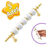5 Adet İnci Kulp 96 mm Altın Gold Mutfak Kulpu Çekmece Dolap Kapak Kulbu Metal Mobilya Dolabı Kulpları 