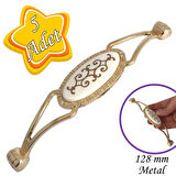 5 Adet Seç kulp Altın Gold 128 mm Kulp Mobilya Mutfak Dolabı Çekmece Dolap Kapak Kulpu Kulbu Metal Kulpları