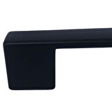 12 Adet Marmara Kulp 128 mm Siyah Mutfak Kulpu Çekmece Dolap Kapak Kulbu Metal  Mobilya Dolabı Kulpları 