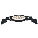 15 Adet Palmiye Kulp Siyah 96 mm Kulp Mobilya Mutfak Dolabı Çekmece Dolap Kapak Kulpu Kulbu Metal Kulpları