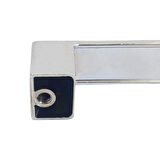 15 Adet Bihter Desenli Kulp 128 mm Krom Mutfak Kulpu Çekmece Dolap Kapak Kulbu Metal  Mobilya Dolabı Kulpları 