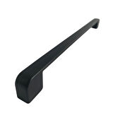 Oval Marmara Kulp 224 mm Siyah Mutfak Kulpu Çekmece Dolap Kapak Kulbu Metal Mobilya Dolabı Kulpları 