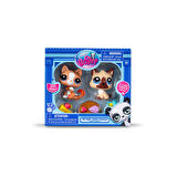Hasbro Littlest Petshop Figür Minişler 2'li Paket Hayvanlar Kahverengi Kedi-Köpek 00506 (KOLİ İTEMİ S00005264)