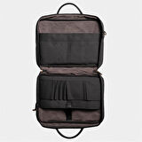 Retro Kanvas 40X29 Evrak ve Laptop Çantası 15 İnç Siyah