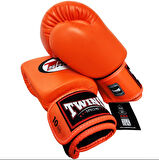 Twins BGVL3-OR Turuncu Boks Eldiveni Deri Muay Thai Eldiveni