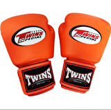 Twins BGVL3-OR Turuncu Boks Eldiveni Deri Muay Thai Eldiveni
