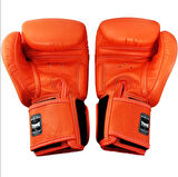 Twins BGVL3-OR Turuncu Boks Eldiveni Deri Muay Thai Eldiveni